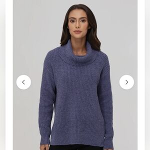 89th & Madison Women's Cowl Neck Sweater - Light Purple